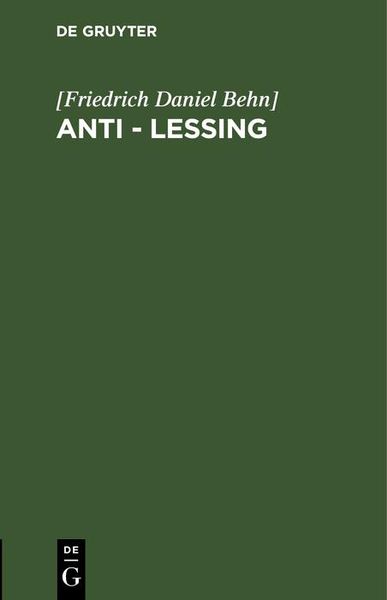 Produktbild: Anti - Le&szlig;ing