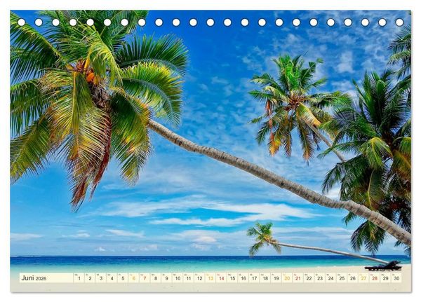 Produktbild: Str&auml;nde wie ein Traum (Tischkalender 2026 DIN A5 quer), CALVENDO Monatskalender