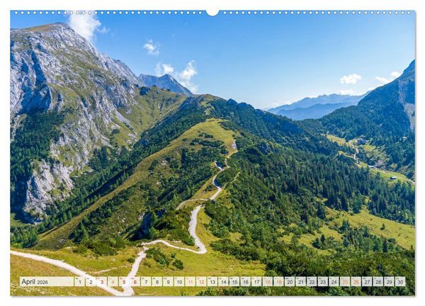 Produktbild: Berchtesgadener Land - Welt der Berge und Seen (Wandkalender 2026 DIN A2 quer), CALVENDO Monatskalender