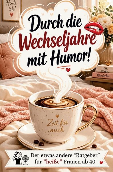 Produktbild: Durch die Wechseljahre mit Humor f&uuml;r Frauen ab 40 zum Mitkichern, Wiedererkennen und Verschenken