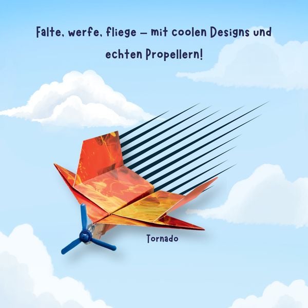 Produktbild: Kreativ-Set Turbo-Papierflieger mit Propeller