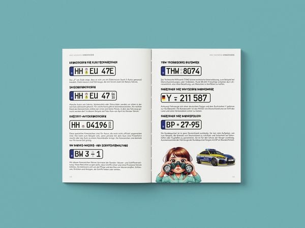 Produktbild: Das gro&szlig;e Autokennzeichen Mitmachbuch f&uuml;r Kinder