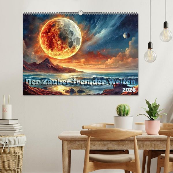 Produktbild: Der Zauber fremder Welten (Wandkalender 2026 DIN A2 quer), CALVENDO Monatskalender