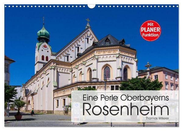 Produktbild: Eine Perle Oberbayerns - Rosenheim (Wandkalender 2026 DIN A3 quer), CALVENDO Monatskalender