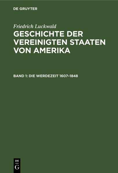 Produktbild: Die Werdezeit 1607-1848