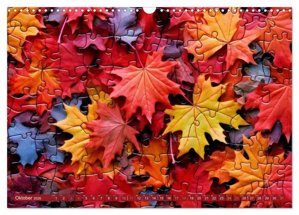 Produktbild: Faszination PUZZLE (Wandkalender 2026 DIN A3 quer), CALVENDO Monatskalender