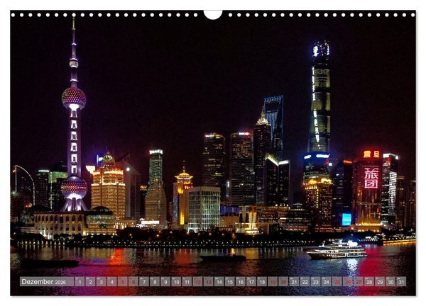 Produktbild: neunziggrad I photoart: china (Wandkalender 2026 DIN A3 quer), CALVENDO Monatskalender