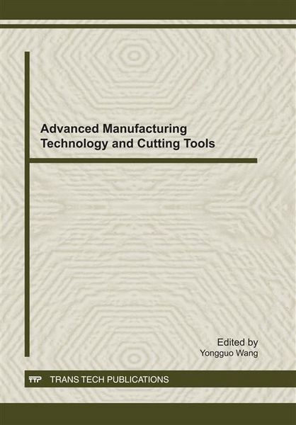 Produktbild: Advanced Manufacturing Technology and Cutting Tools