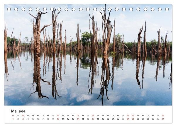 Produktbild: Mythos Amazonas - Naturparadies Brasiliens (Tischkalender 2026 DIN A5 quer), CALVENDO Monatskalender