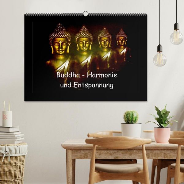 Produktbild: Buddha - Harmonie und Entspannung (Wandkalender 2027 DIN A2 quer), CALVENDO Monatskalender