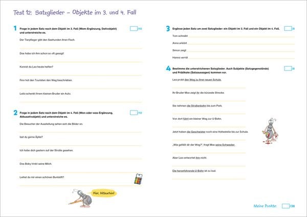 Produktbild: Fit f&uuml;r Deutsch 4. Klasse. Mein Testheft