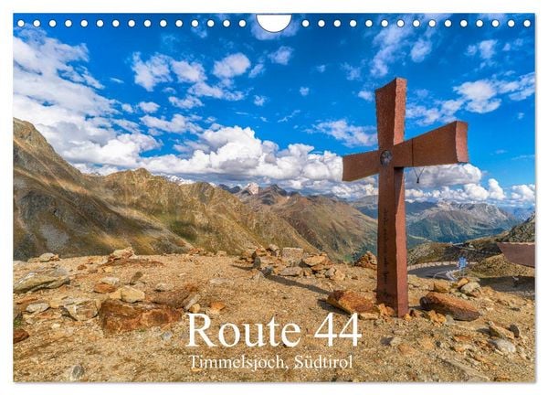 Route 44. Timmelsjoch, Südtirol (Wandkalender 2026 DIN A4 quer), CALVENDO Monatskalender