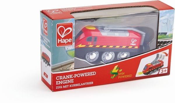 Produktbild: Hape E3761 - Zug mit Kurbelantrieb, Lok, Eisenbahn, Eisenbahnwelt