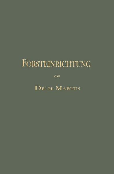 Produktbild: Die Forsteinrichtung