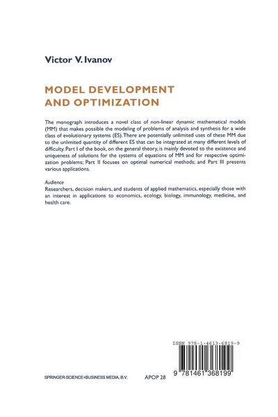 Produktbild: Model Development and Optimization