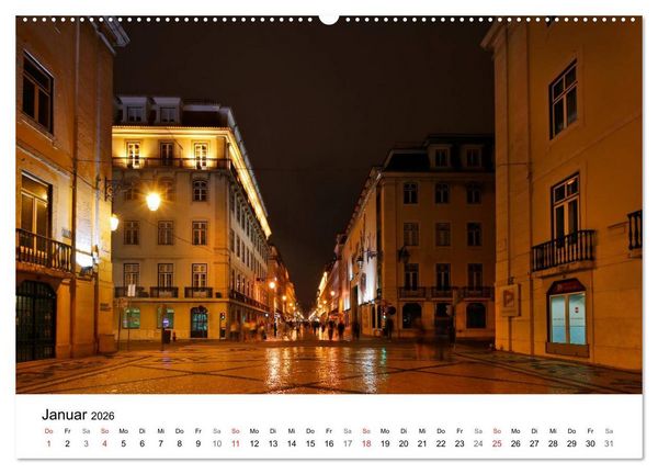Produktbild: Lissabon Highlights von Petrus Bodenstaff (hochwertiger Premium Wandkalender 2026 DIN A2 quer), Kunstdruck in Hochglanz