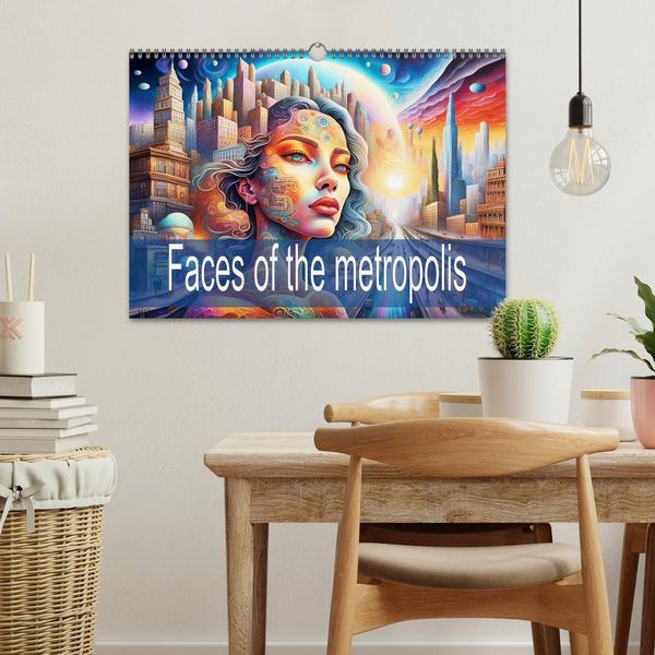 Produktbild: Faces of the metropolis (Wall Calendar 2026 DIN A3 landscape), CALVENDO 12 Month Wall Calendar