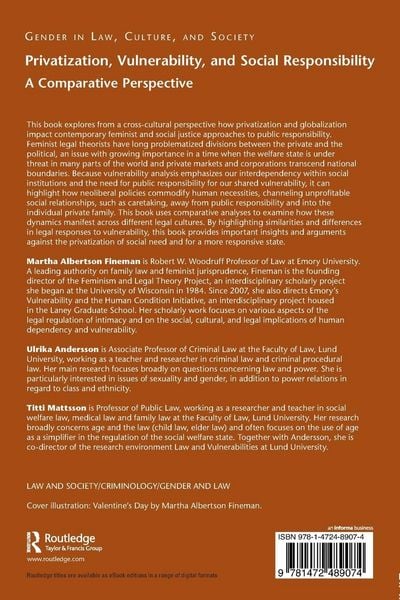 Produktbild: Privatization, Vulnerability, and Social Responsibility