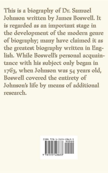 Produktbild: The Life of Samuel Johnson