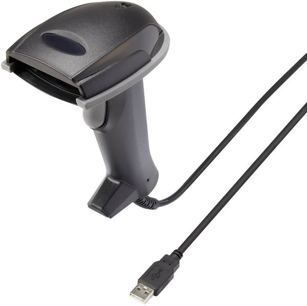 Renkforce CR6307A USB-Kit Barcode-Scanner Kabelgebunden 1D CCD Schwarz Hand-Scanner USB