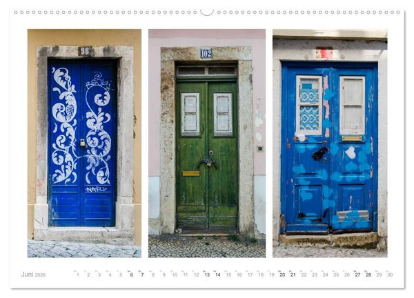 Produktbild: Lissabon - Alter macht sch&ouml;n (hochwertiger Premium Wandkalender 2026 DIN A2 quer), Kunstdruck in Hochglanz