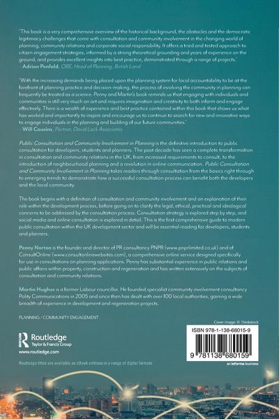 Produktbild: Public Consultation and Community Involvement in Planning