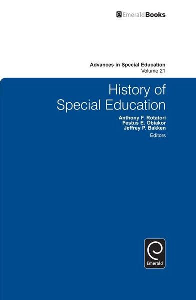 Produktbild: History of Special Education