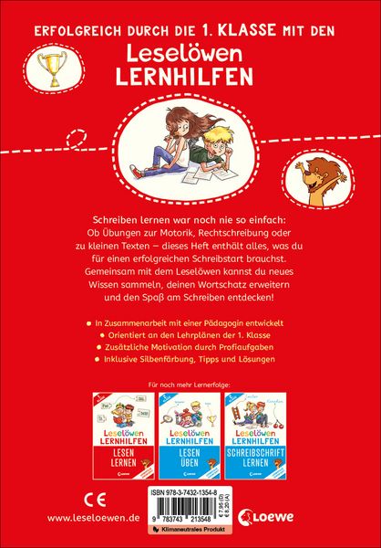 Produktbild: Lesel&ouml;wen Lernhilfen - Schreiben lernen - 1. Klasse