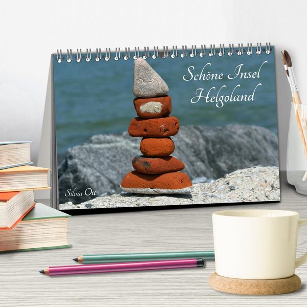 Produktbild: Sch&ouml;ne Insel Helgoland (Tischkalender 2026 DIN A5 quer), CALVENDO Monatskalender