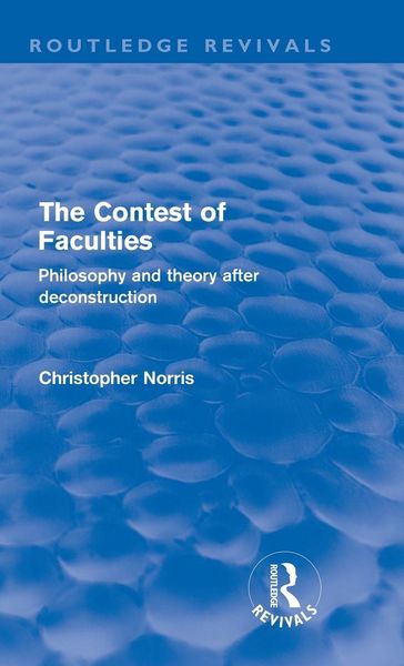 Produktbild: Contest of Faculties (Routledge Revivals)