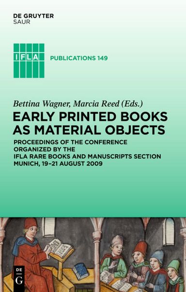 Produktbild: Early Printed Books as Material Objects