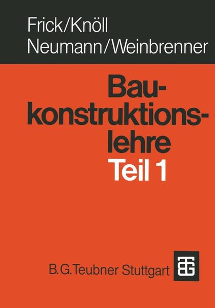 Produktbild: Baukonstruktionslehre Teil 1