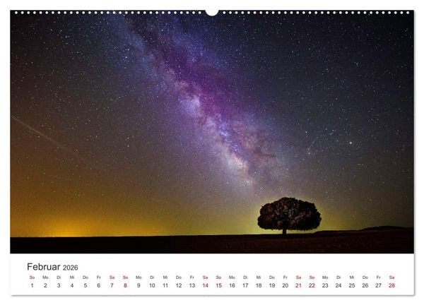 Produktbild: Nachthimmel - Unfassbare Fotografien der Sterne. (Wandkalender 2026 DIN A2 quer), CALVENDO Monatskalender