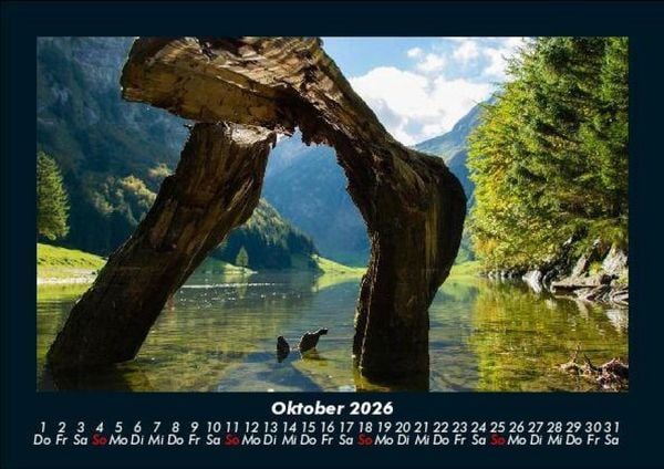 Produktbild: Landschaftskalender 2026 Fotokalender DIN A5