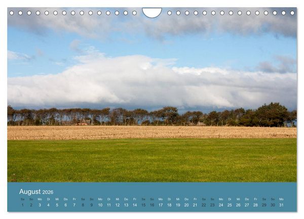 Produktbild: F&ouml;hr 2026. Portr&auml;t einer Insel (Wandkalender 2026 DIN A4 quer), CALVENDO Monatskalender