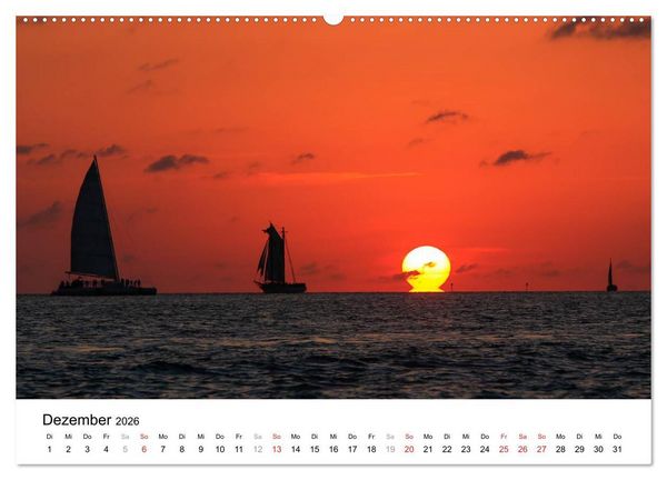 Produktbild: Unter der Sonne Floridas (Wandkalender 2026 DIN A2 quer), CALVENDO Monatskalender