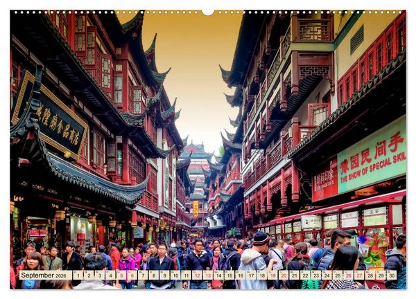 Produktbild: St&auml;dte der Welt - Shanghai (Wandkalender 2026 DIN A2 quer), CALVENDO Monatskalender