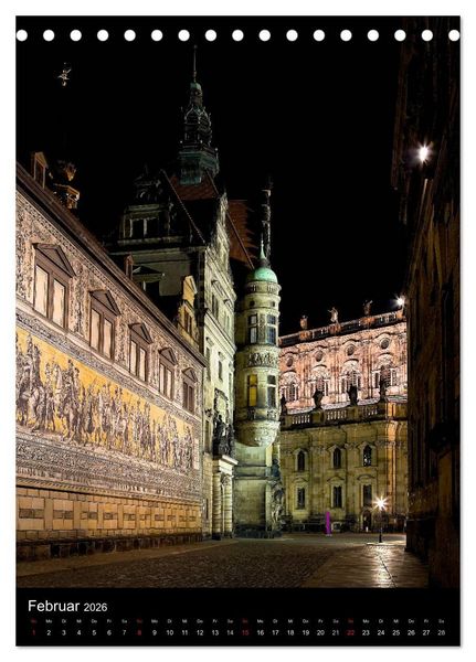 Produktbild: Die wundersch&ouml;ne Stadt Dresden (Tischkalender 2026 DIN A5 hoch), CALVENDO Monatskalender