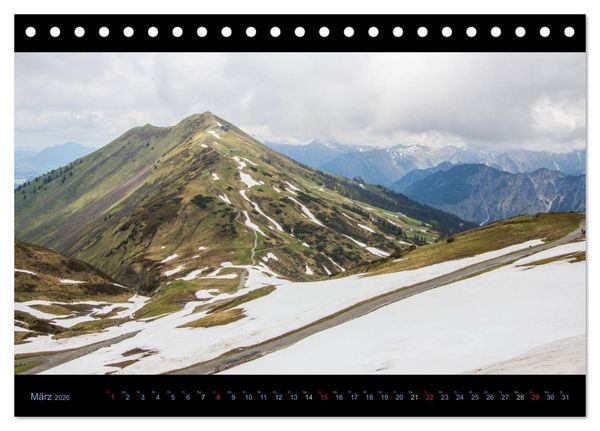 Produktbild: Region Oberstdorf - Kleinwalsertal und Nebelhorn (Tischkalender 2026 DIN A5 quer), CALVENDO Monatskalender