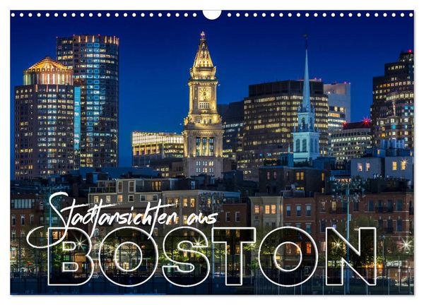 Produktbild: Stadtansichten aus Boston (Wandkalender 2026 DIN A3 quer), CALVENDO Monatskalender
