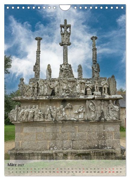 Produktbild: Kalvarien in der Bretagne (Wandkalender 2027 DIN A4 hoch), CALVENDO Monatskalender