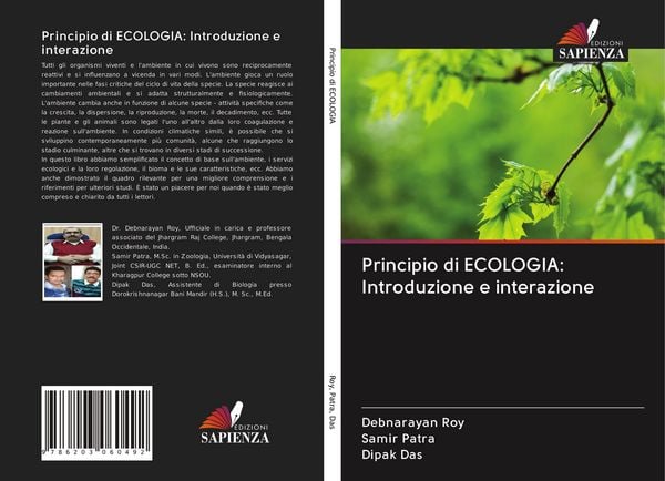 Produktbild: Principio di ECOLOGIA: Introduzione e interazione