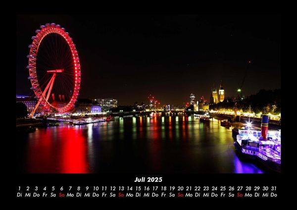 Produktbild: London - Impressionen 2025 Fotokalender DIN A3