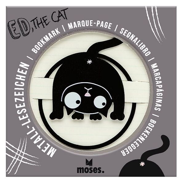 Produktbild: Ed, the Cat Metall-Lesezeichen
