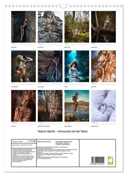 Produktbild: Nature Spirits - Verwurzelt mit der Natur (Wandkalender 2026 DIN A3 hoch), CALVENDO Monatskalender