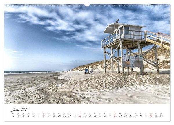 Produktbild: Sylt (Wandkalender 2026 DIN A2 quer), CALVENDO Monatskalender