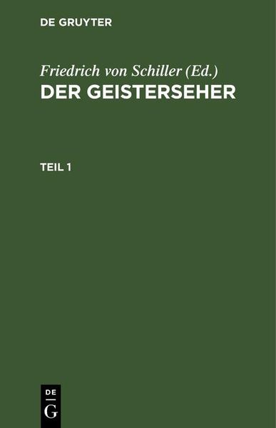 Produktbild: Der Geisterseher. Teil 1
