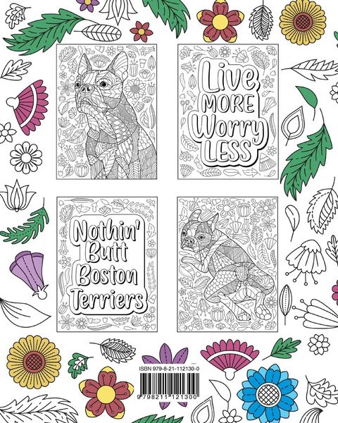 Produktbild: Boston Terrier Coloring Book