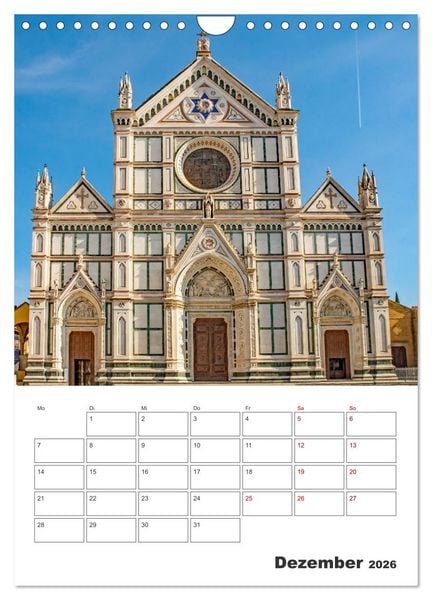 Produktbild: Florenz - Stadt mit besonderem Zauber (Wandkalender 2026 DIN A4 hoch), CALVENDO Monatskalender
