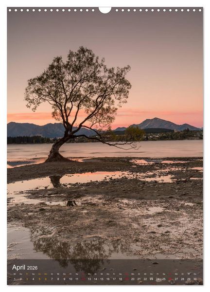 Produktbild: Naturparadies Neuseeland (Wandkalender 2026 DIN A3 hoch), CALVENDO Monatskalender